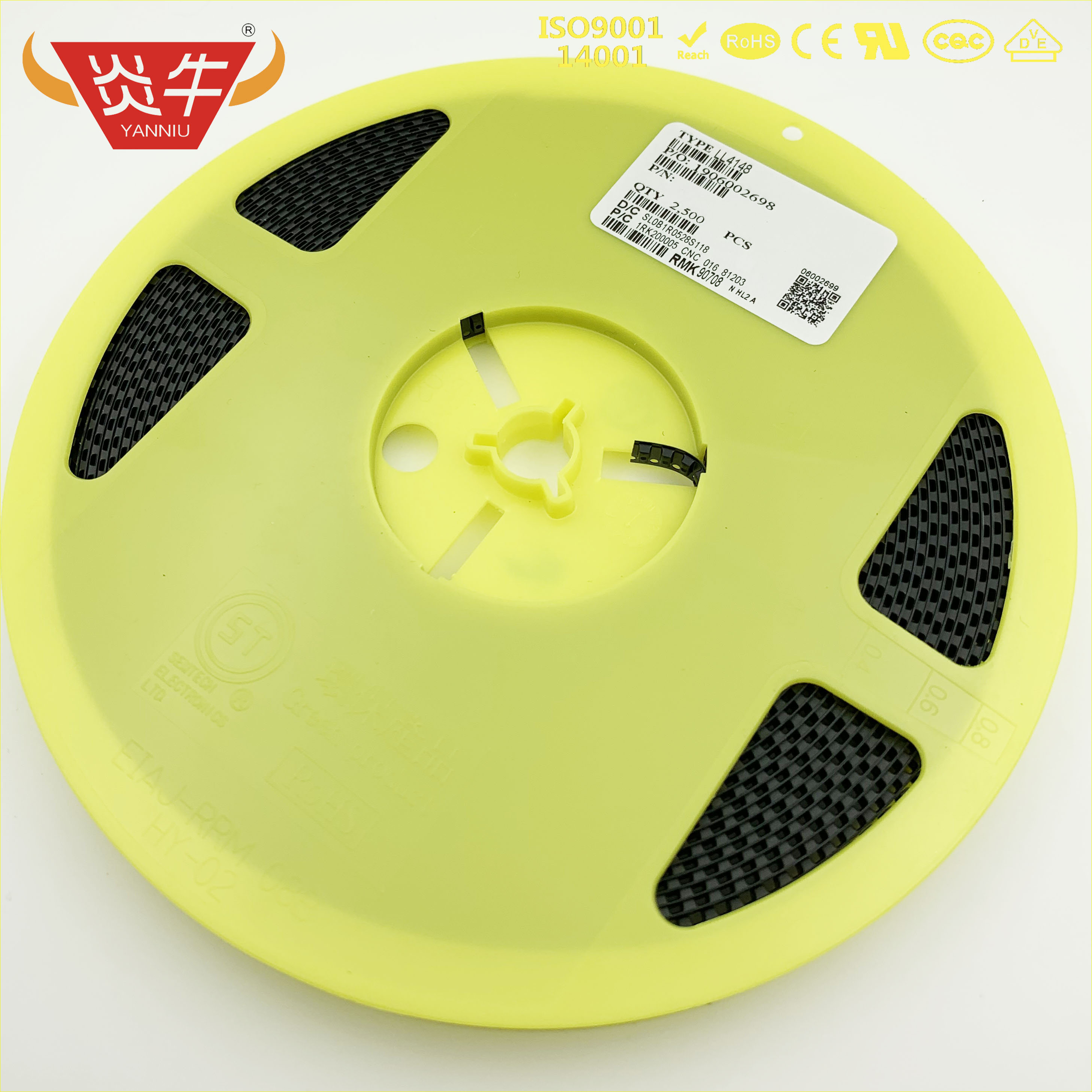 1N4148 IN4148 1206 LL-34 LL34  ST 4148 贴片二极管 开关二极管