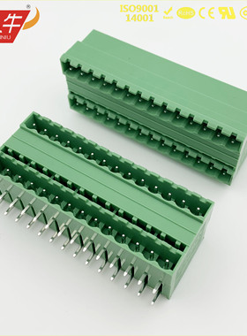 插拔式PCB接线端子排KF2EDGRH 5.08mm MDSTB 2,5 G1 接插件连接器