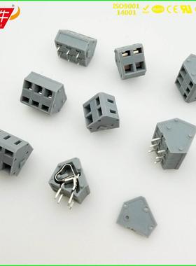 弹簧式PCB接线端子DG245 KF243A7.5mm ZFKDS1.5C连接器接插件高正