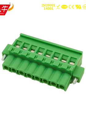 5.0mm凤凰插拔式PLC接线端子排KF2EDGKBM 5ESDPLM MSTBW2.5 STF