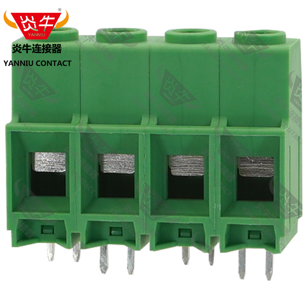 10.16mm炎牛连接器螺钉式PCB接线端子YN134A/DG138T/MKDS10HV