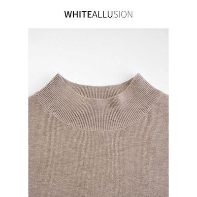 S23D6L10亲【裸感肌毛】素典韩绵羊毛秋冬衣百搭新款定肤柔软打底