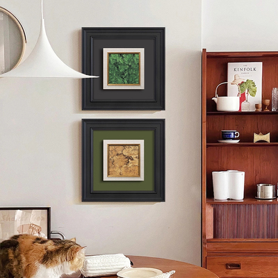 中古风肌理画高级感复古法式小众