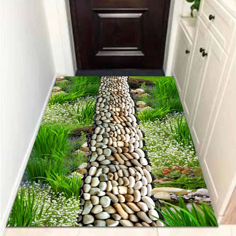 加厚家用水晶绒卧室床边隔凉