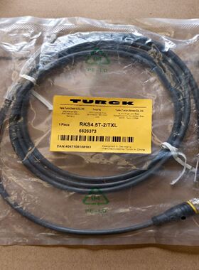 图尔克传感器线缆 RKS4.5T-2/TXL，6626373