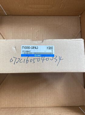 比例阀，型号ITV3050-33F4L3，实物图拍摄，