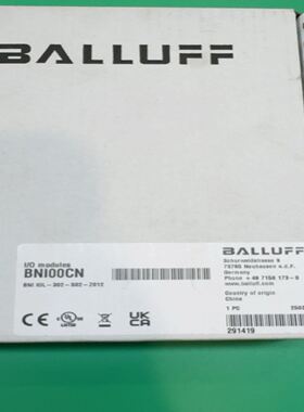 BALLUFF巴鲁夫I/O模块，型号BNI000CN，BNI