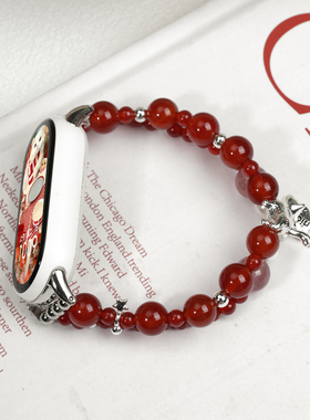 原创灵猫纳福表带适用小米手环10/9pro手表8腕带7华为手环八九十