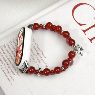 原创灵猫纳福表带适用小米手环10 9pro手表8腕带7华为手环八九十