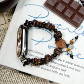 咖啡豆双鱼适用小米手环10手表带9pro腕带表链8华为fit4运动红米6