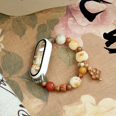 原创菩提小猫适用小米手环10表带9pro手表8腕带7华为手环七八九十