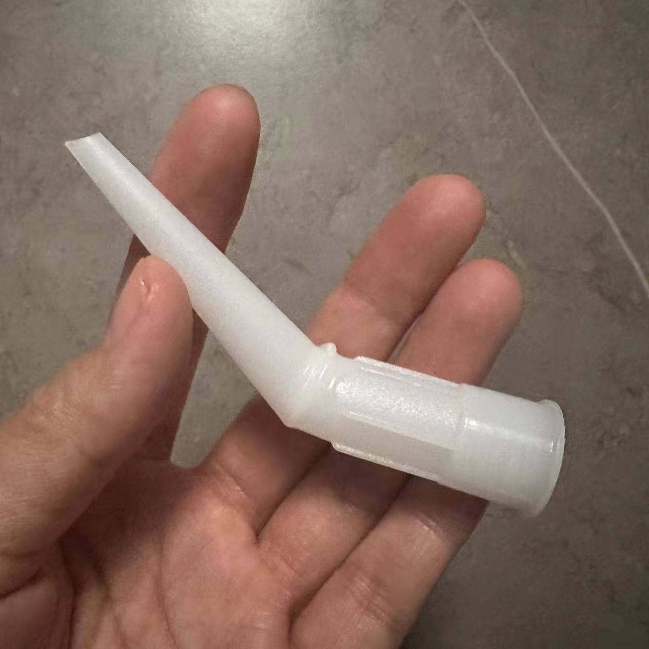 玻璃打胶嘴嘴弯嘴美容胶玻璃胶室内通用款美缝硬胶嘴弯嘴直角弯头