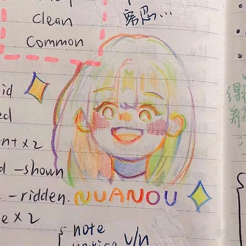 【原木色】七色【彩虹铅笔】