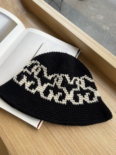 手工钩织DIY材料包白敬亭明星同款 渔夫帽秋冬显脸小自制礼物
