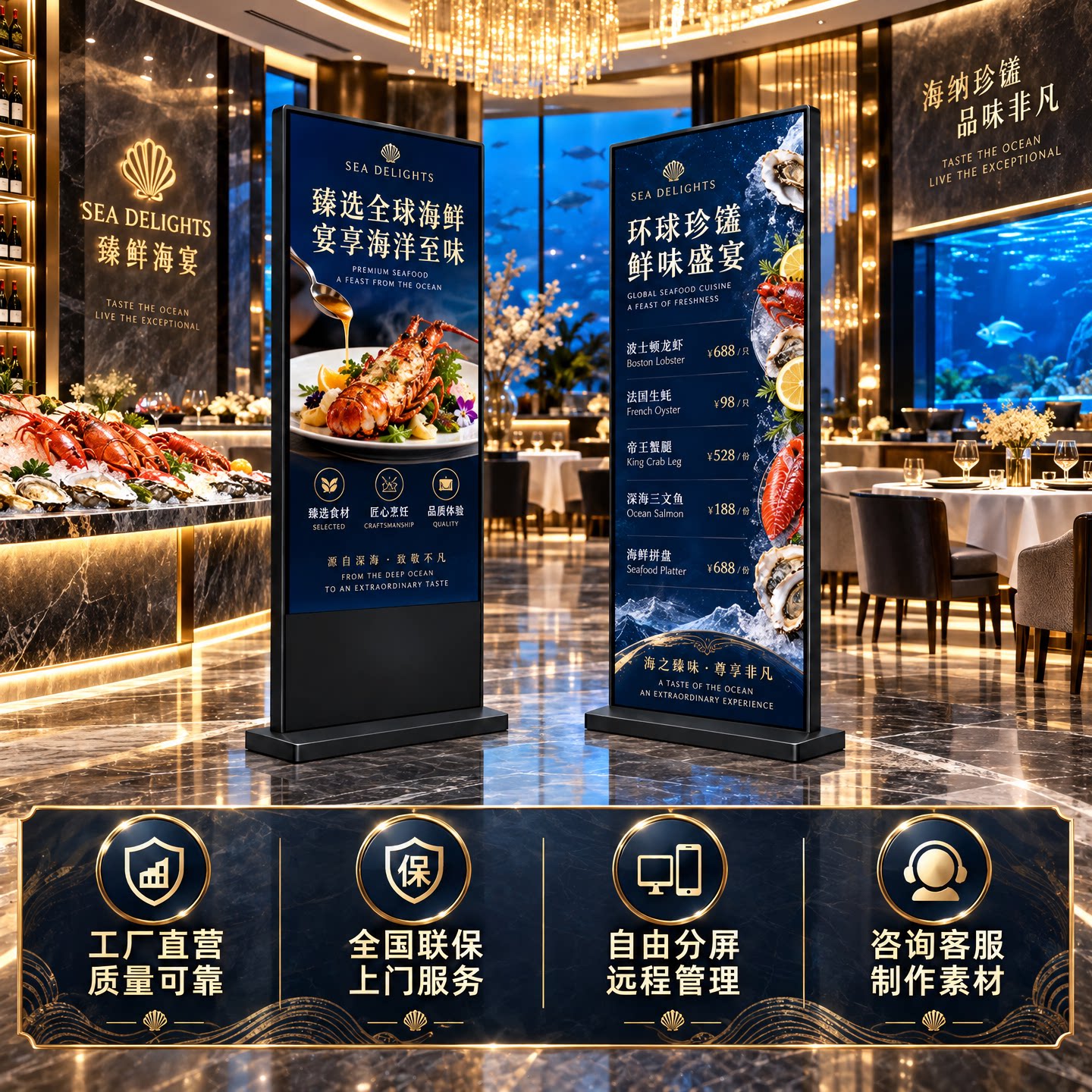 立式广告机触摸查询一体机图片