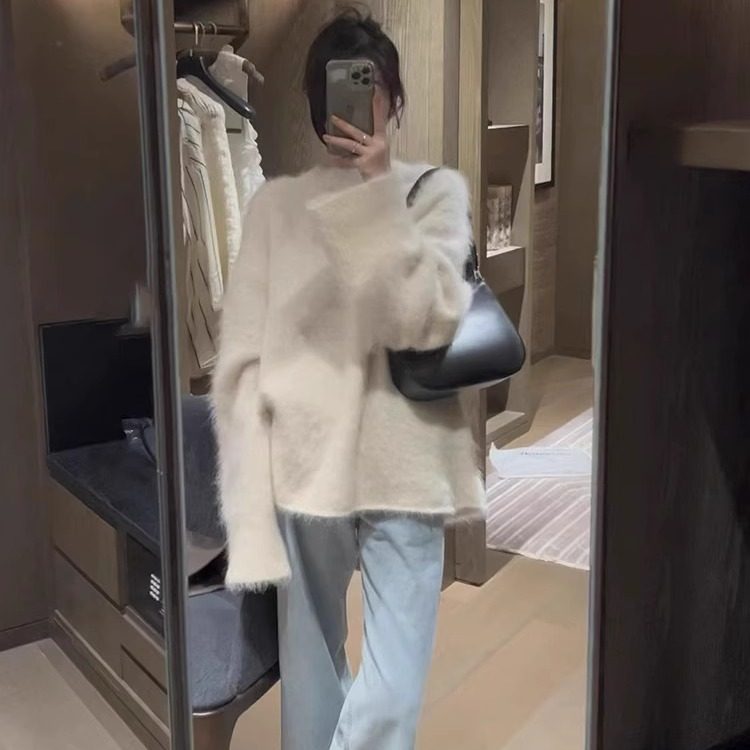 秋冬加厚奶fufu针织衫漂亮时尚