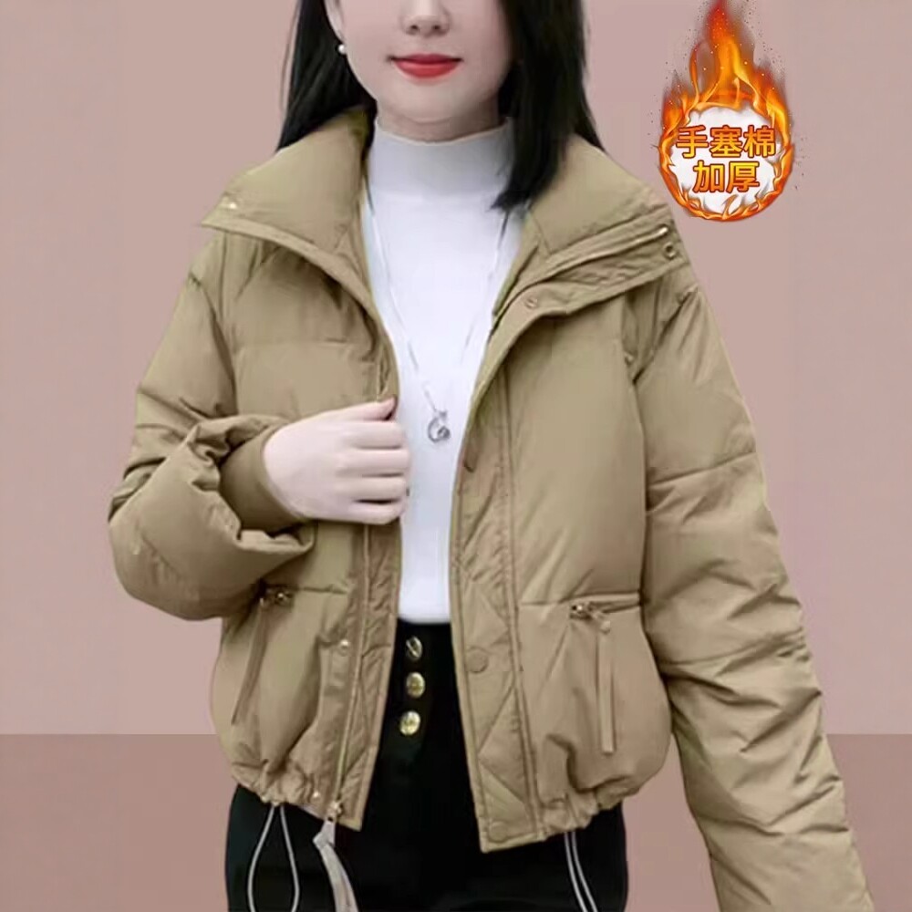 日系羽绒棉服女士2026冬季新款