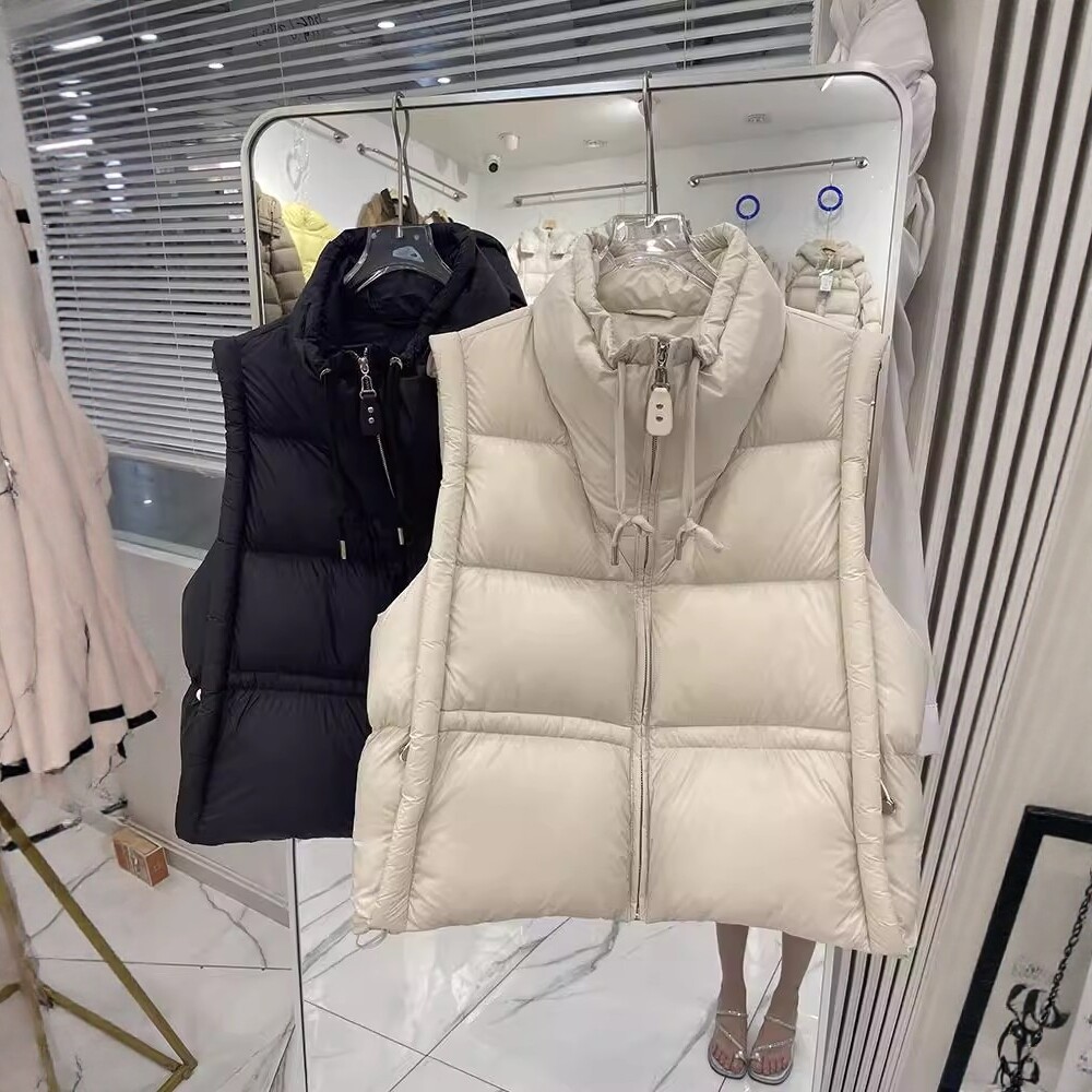 日系羽绒棉服马甲女士秋冬季新款