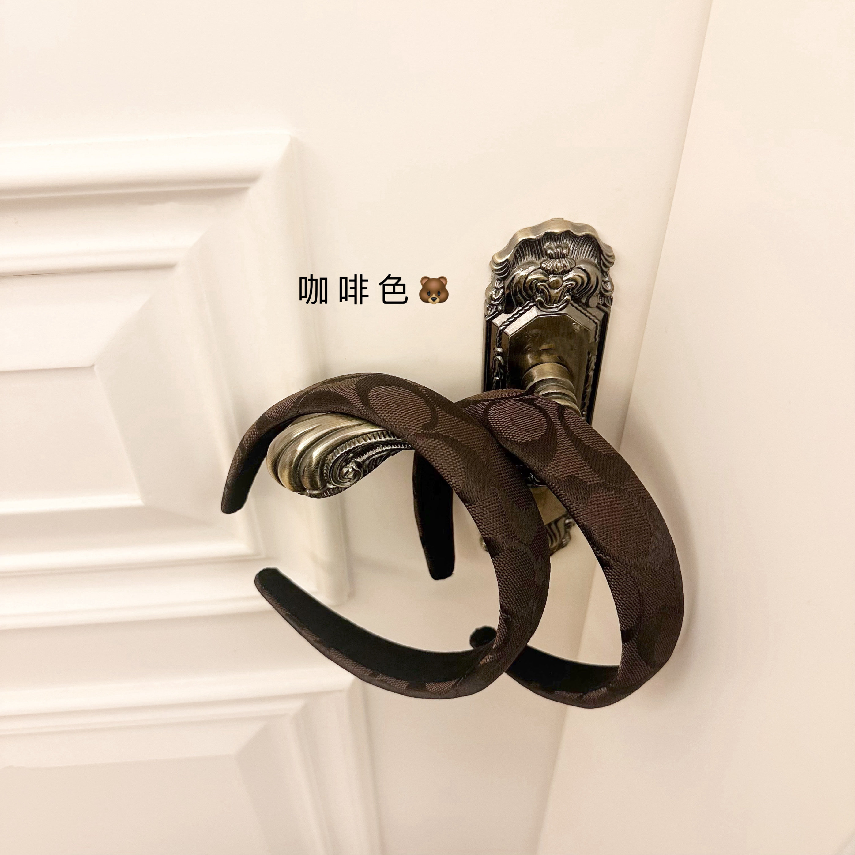 高颅顶头饰宽边发卡发箍字母老花中古vintage复古网红海绵边卡