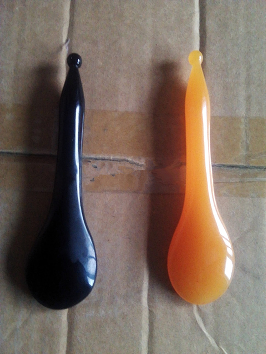 包邮 树脂蜜蜡点穴笔  拨筋棒眼部按摩棒面部眼部美容棒买1赠1