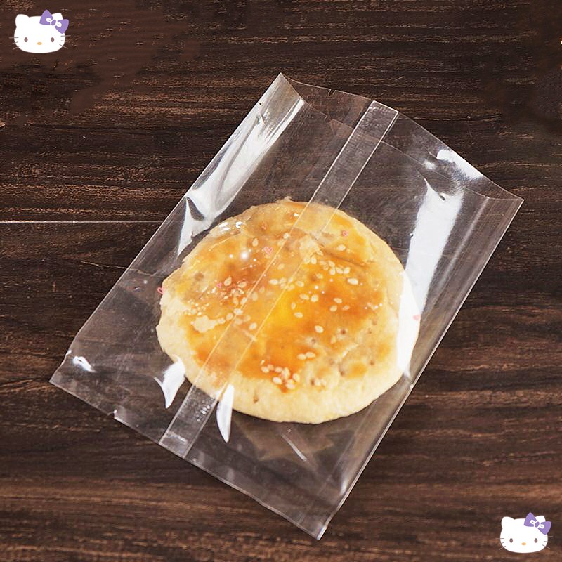 雪花酥透明包装袋磨砂机封袋加厚雪糕袋子月饼西点饼干糖果袋200