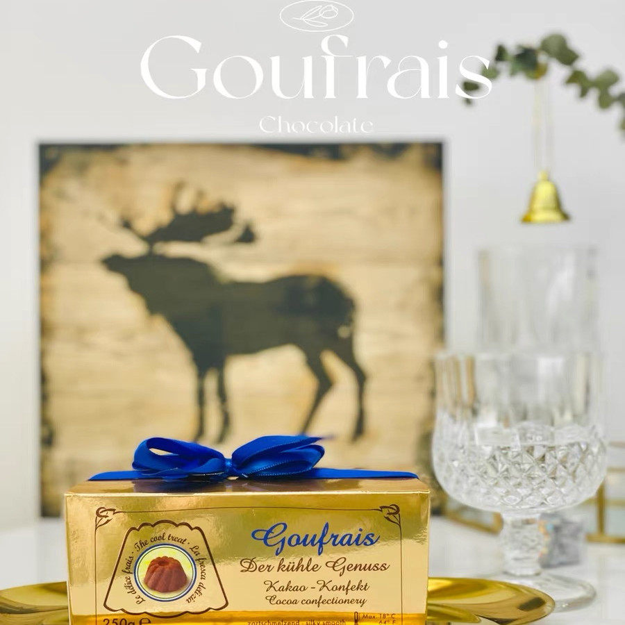 Goufrais德国进口高福瑞斯奥斯卡黑松露巧克力礼盒小金人甜点盒装