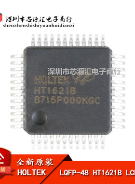 原装正品 贴片 HT1621B LQFP-48 RAM映射 32*4 LCD驱动器