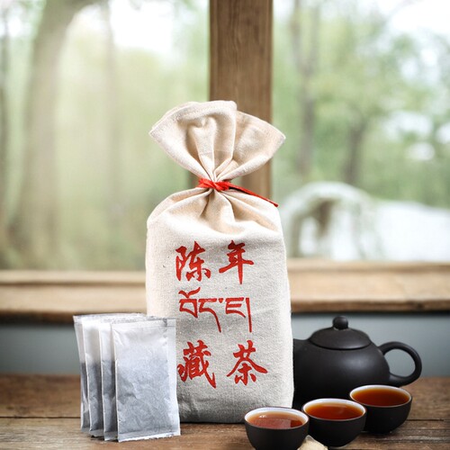 十八年雅天雪域 古藏茶 手工茶包 陈年老茶 可煮 可泡 保温杯泡