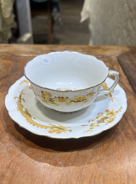 梅森陶瓷手绘奢华一杯一碟