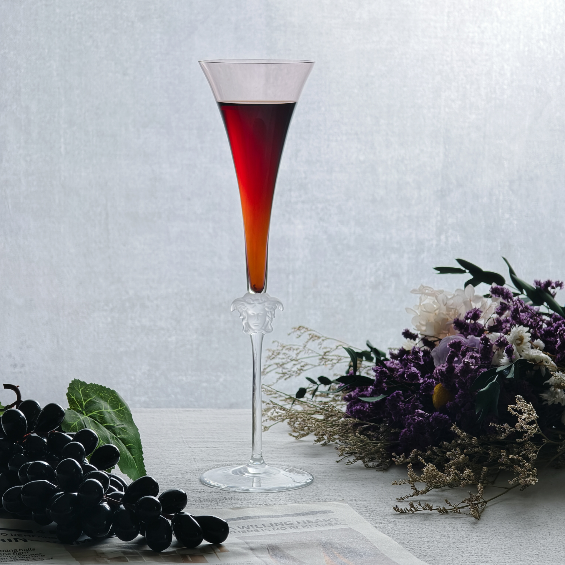 水晶香槟杯欧式奢华摆件