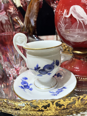 意大利Richard ginori青花意式浓缩咖啡杯