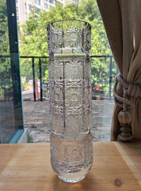 波西米亚满切水晶花瓶