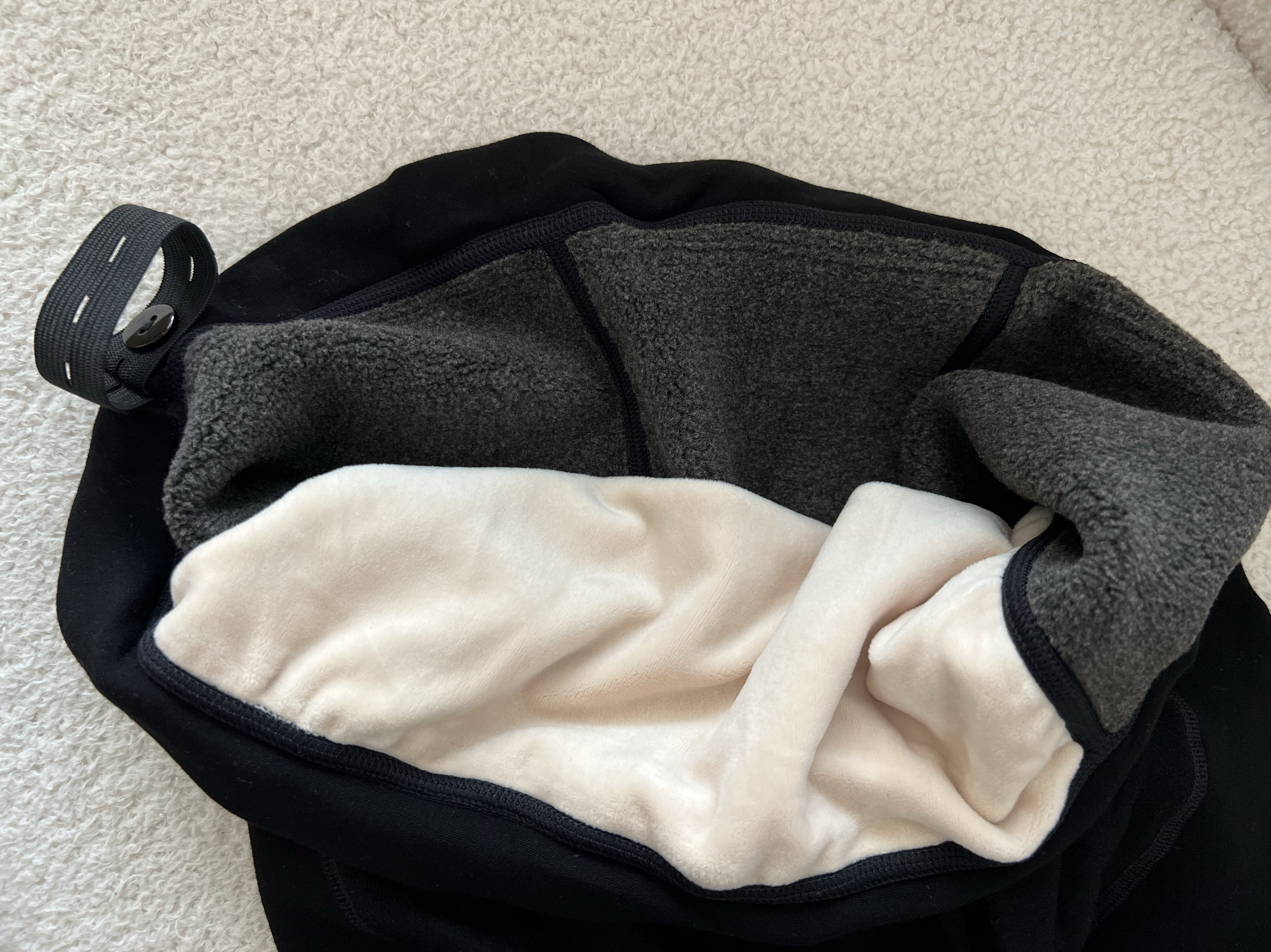 孕妈福利出口单特惠200D加绒800D羊羔绒加厚保暖可调节抽绳连裤袜