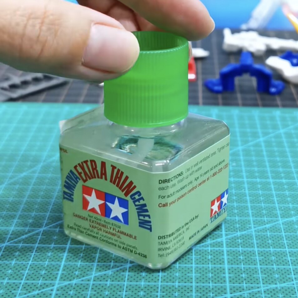 进口田宫绿盖流缝胶水Tamiya 无缝制作 塑料拼装高达模型假组现货图片