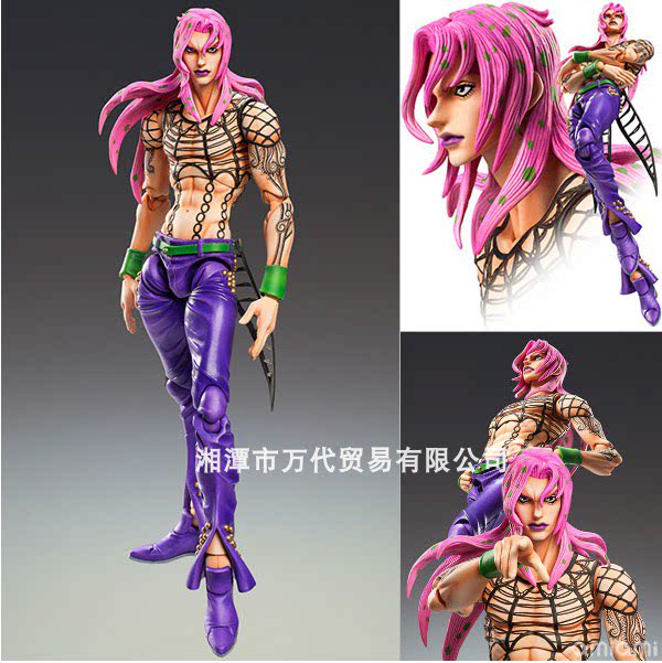 超像可动 jojo的奇妙冒险 第5部 boss老板 迪亚波罗手办绯红之王