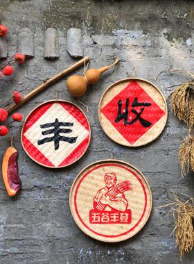 柿子葫芦餐厅挂饰物五谷丰登挂件丰收割墙饰新农村乡村振兴装饰品