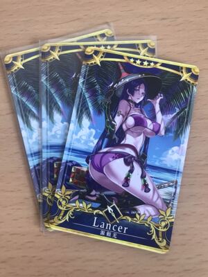 fgo街机卡牌，泳装，实体卡