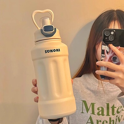 高颜值保温杯1000ml大容量水杯