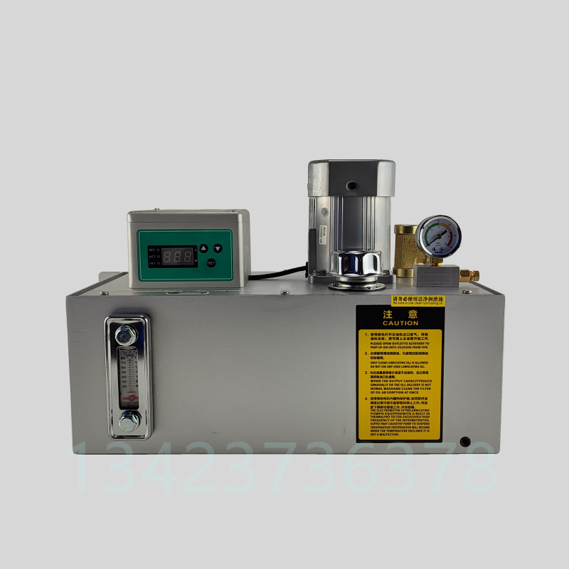 农用设备润滑机 数显控制打油 稀油润滑泵 220v 10升金属油箱