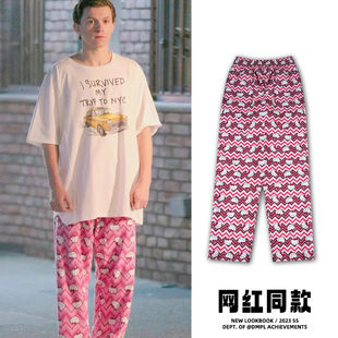 bkcxzice破冰正品荷兰弟同款hellokitty欧文裤子美式直筒篮球长裤