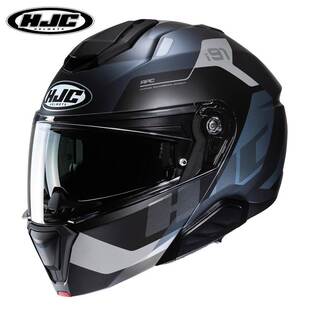 进口HJC揭面盔i91摩托车头盔男女双镜片机车冬季巡航四季全盔旗舰