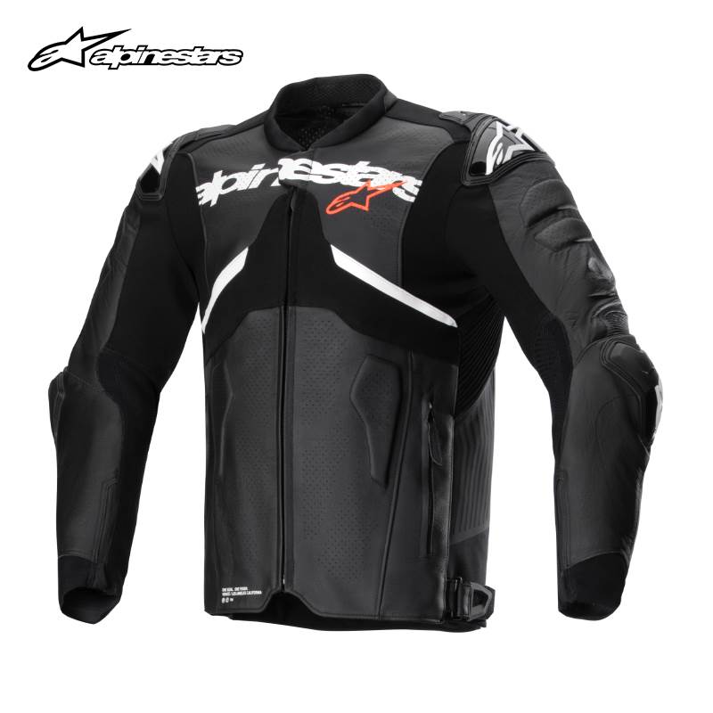 a星机车皮衣ATEM v5机车皮夹克专业赛道驼峰赛车服牛皮机车服
