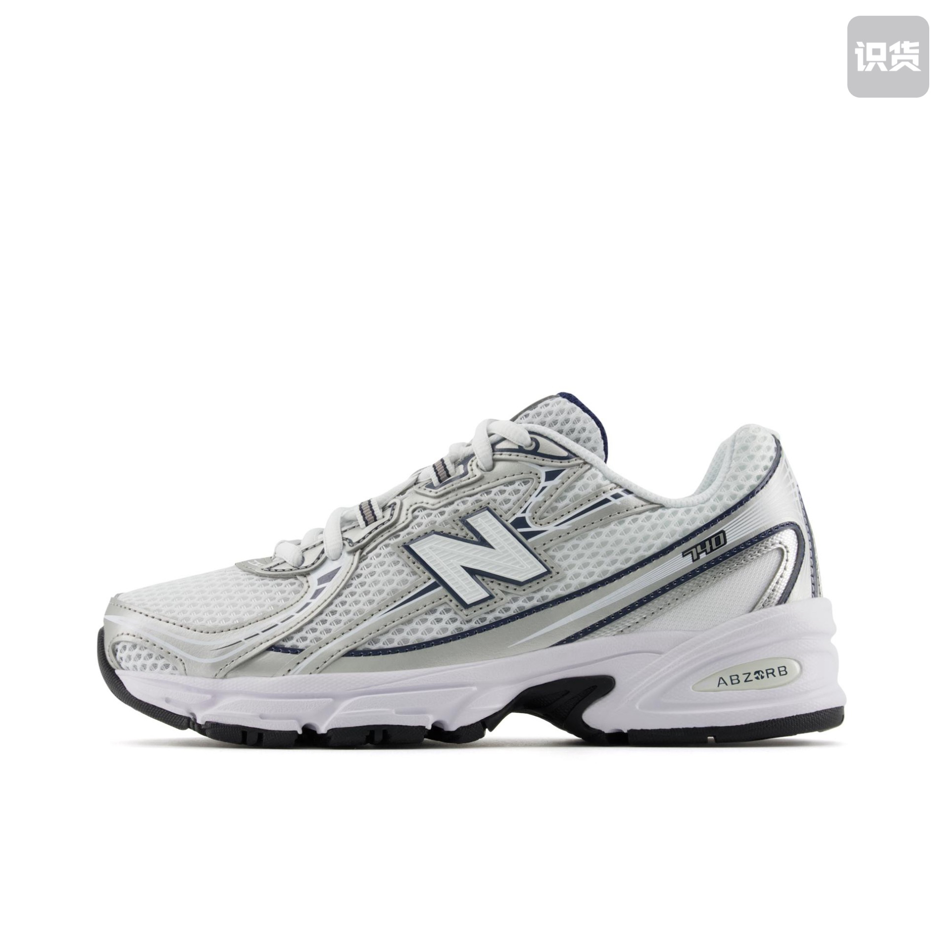 New Balance NB 740 Y2K复古舒适增高透气防滑低帮跑步鞋GR740WN