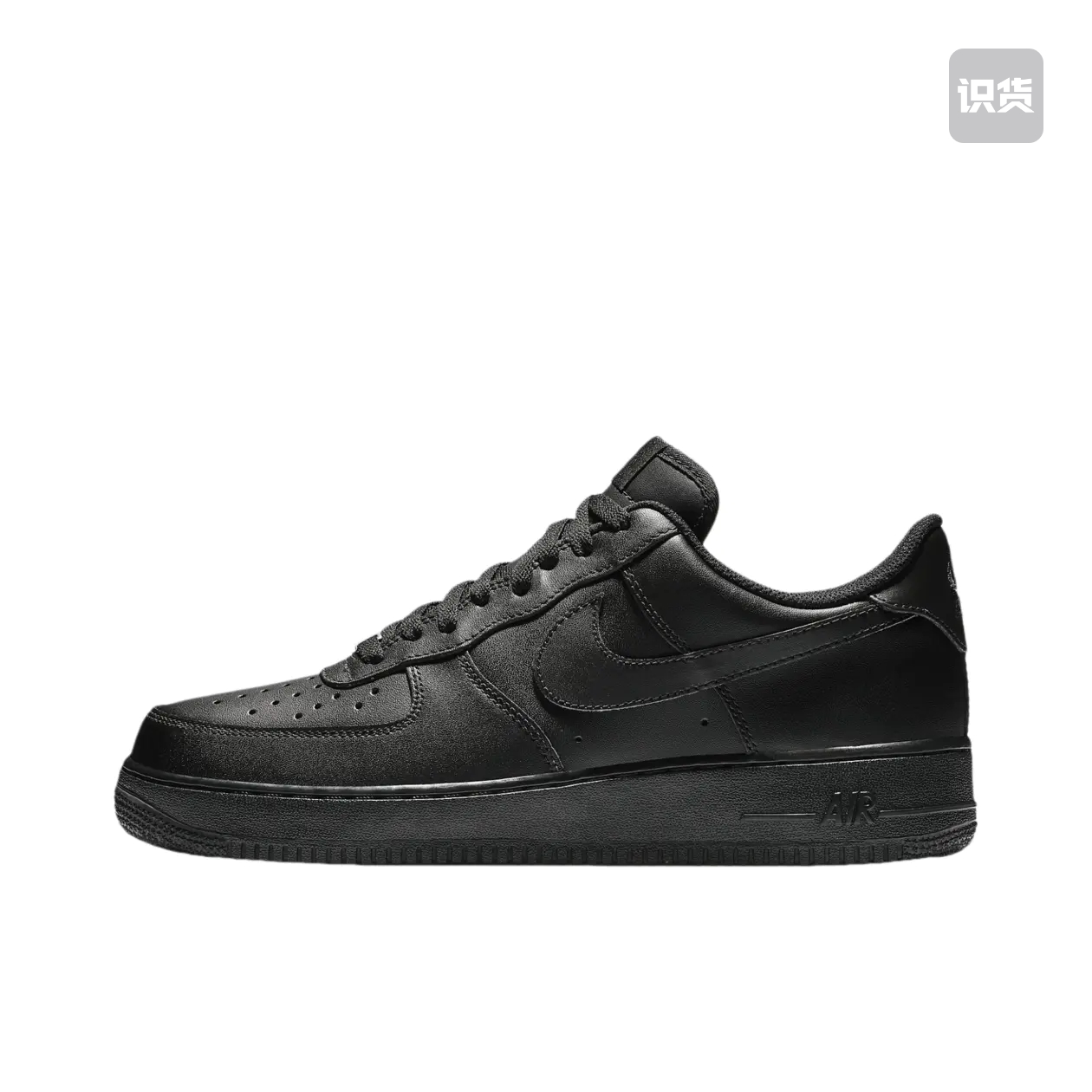 耐克Nike Air Force 1 AF1空军一号女鞋黑武士低帮板鞋CW2288-001