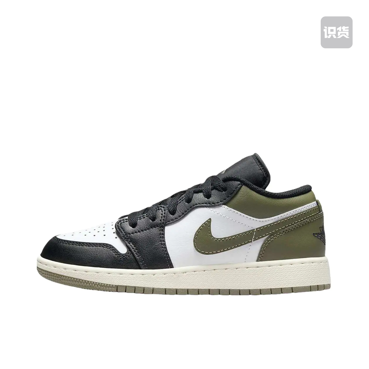 Air Jordan 1 Low AJ1黑绿低帮复古篮球鞋553560-092