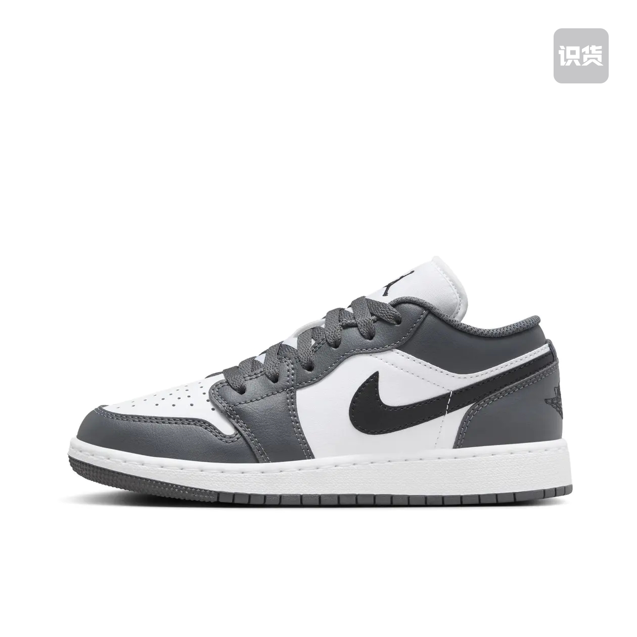 耐克Air Jordan 1 Low AJ1灰黑复古潮流低帮运动休闲鞋553560-152