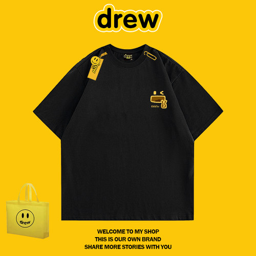 DREWHUSSRY简约小标印花T恤