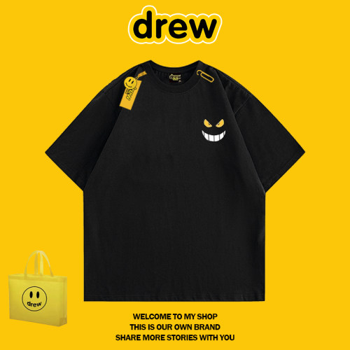 DREWHUSSRY恶魔笑脸印花短袖