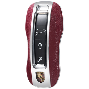 适用于保时捷全包钥匙套卡宴帕拉梅拉Taycan911高档保护壳扣男女