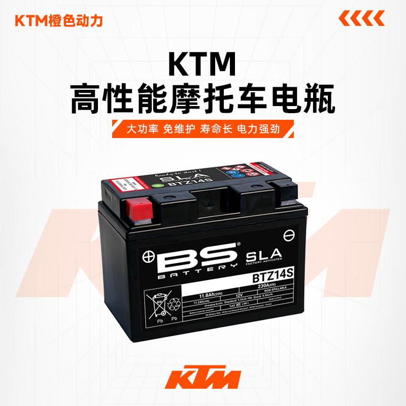 大功率bs法国KTM免维护电瓶